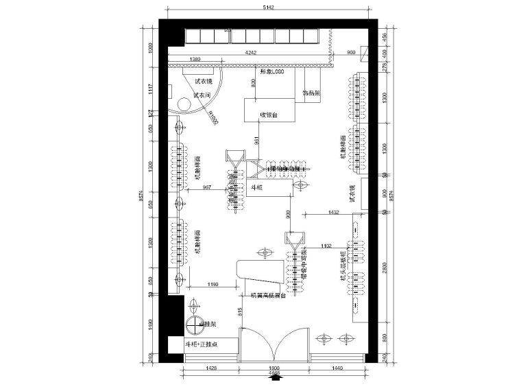 2018厨房装修效果图资料下载-上海AK童装店室内装修施工图+效果图