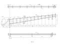 某公建室外钢结构雨棚施工图（CAD）