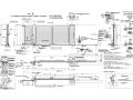 金属门立断面详图（自动钢大门，金属门等）