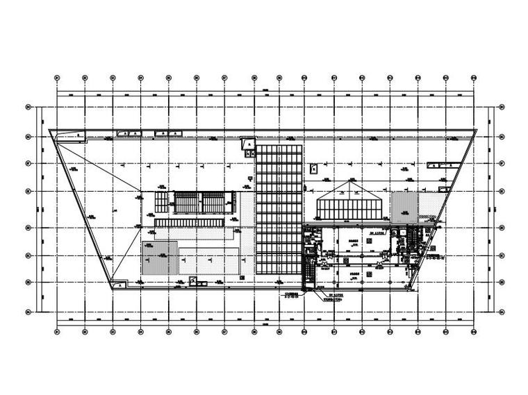 建筑面积两层博物馆cad资料下载-4层博物馆框架结构施工图2015