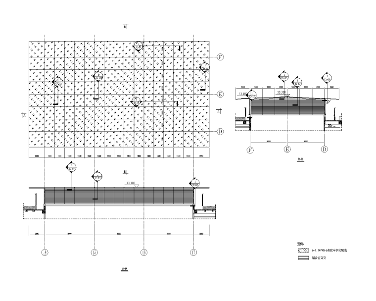 机械厂钢结构图纸资料下载-钢结构玻璃采光顶招标图纸(含招标文件）