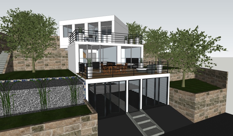 居住建筑SU模型设计（5）-MARCUS+HOUSE_看图王