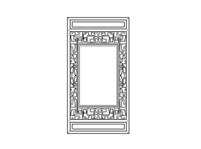 中国传统古建筑元素之门窗图块（CAD）-古建筑元素之门窗图块2