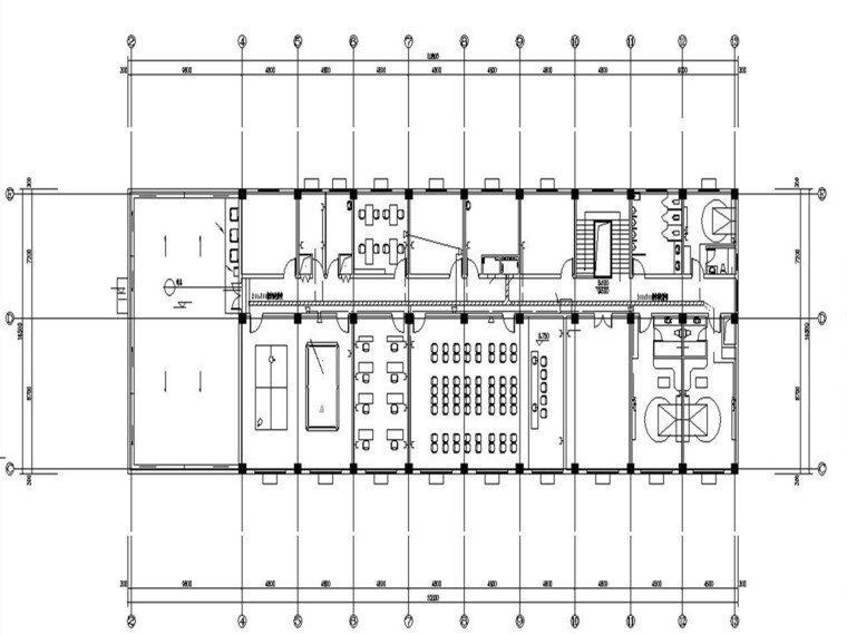 电气望新消防站电气施工图-望新消防站电气施工图_弱电平面图