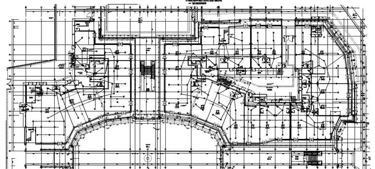 [知名院]成都大型商业购物街区电气施工图-消防平面图