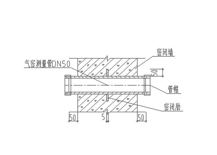 防空地下室气密测量管安装图