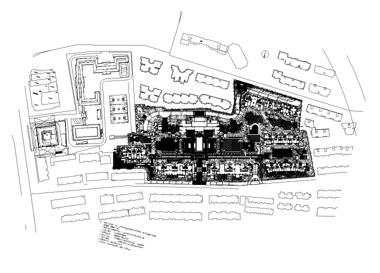 小区居住区规划cad资料下载-[浙江]杭州绿城新华园居住区植物CAD施工图