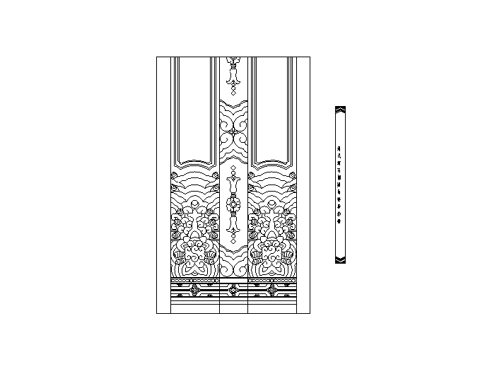 小区总平面图彩资料下载-中式建筑彩画图块（CAD）