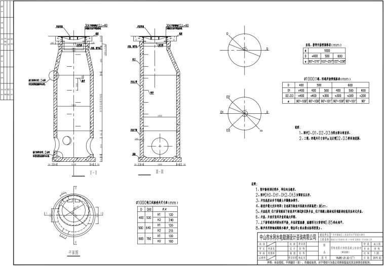 污水管道工程图纸（含招标文件清单）-3、检查井