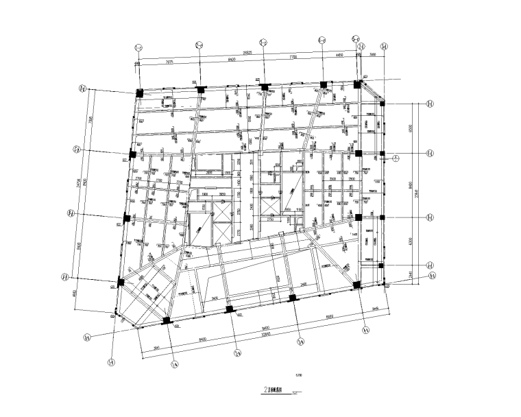 50米框架核心筒施工方案资料下载-16层框架核心筒办公大厦建筑结构施工图2016