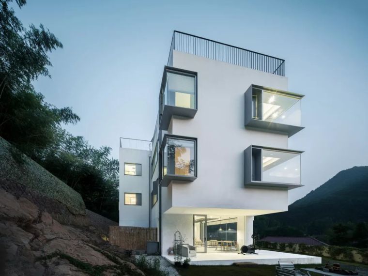 一层民宿建筑设计资料下载-作品 | 窗之家，莫干山的一座”新“民宿 