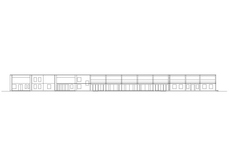 建筑高层设计排版资料下载-[学生作业2]客运站设计建筑施工图_CAD排版