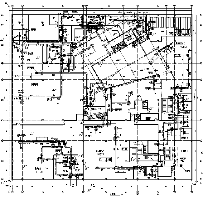 办公楼园林工程全套施工图资料下载-上海高层商业办公楼全套施工图