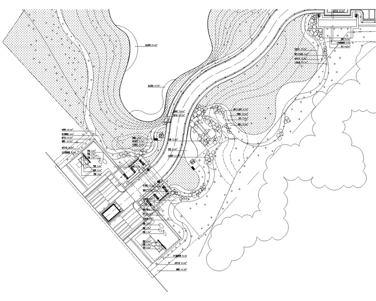 ​[重庆]某九里晴川植物配置CAD+SU+实景-4 灌木植物图