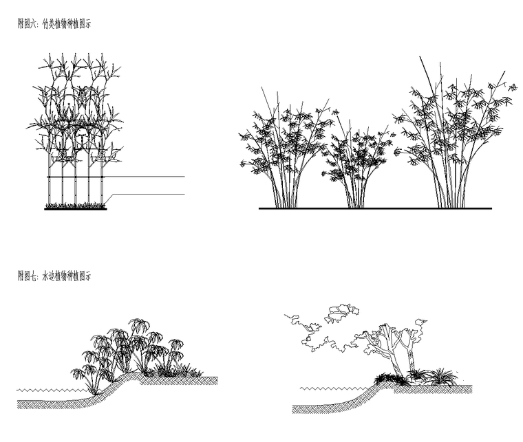 ​[重庆]某九里晴川植物配置CAD+SU+实景-7 目录及种植说明_看图王