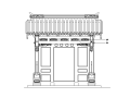 中式古典大门大样图_CAD 