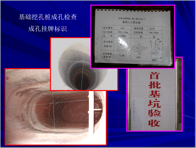 人工挖孔基础桩施工技术交底-基础挖孔桩检查