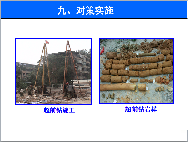 喀斯特地貌人工挖孔桩施工质量控制QC成果-超前钻施工