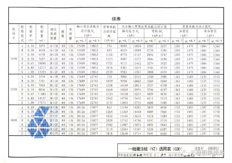 热门——10SG813钢筋混凝土灌注桩结构图集_26