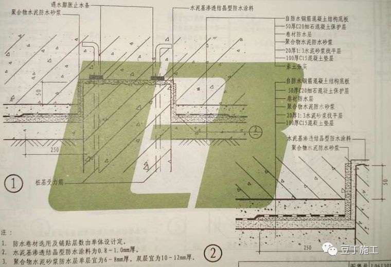 看完这个26个节点施工图，基础防水不是问题_13