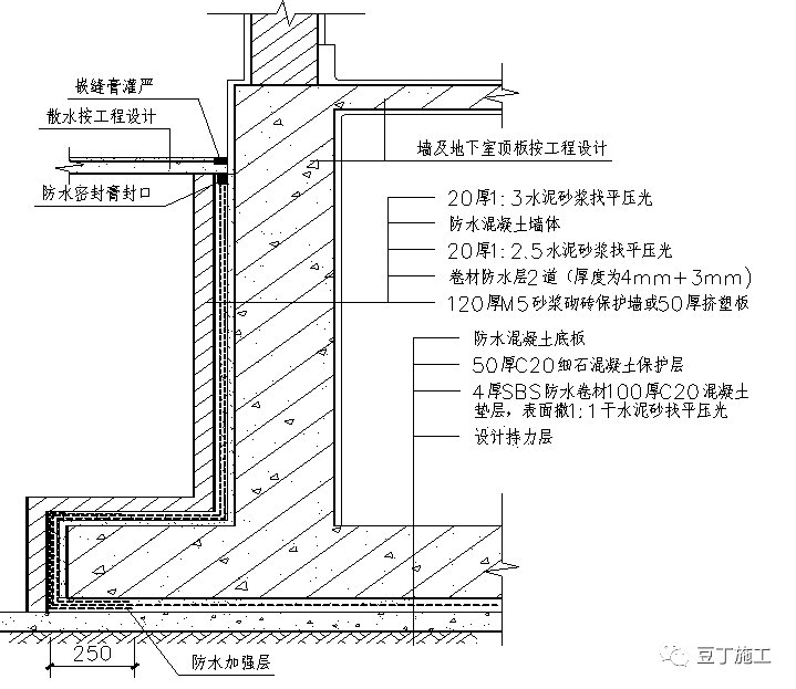 看完这个26个节点施工图，基础防水不是问题_5