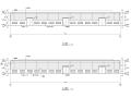 双跨45米钢结构库房施工图（CAD含建筑图）