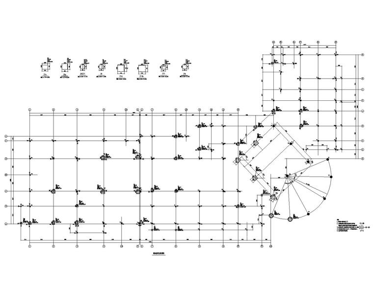 全套酒店施工图cad资料下载-某二层酒店混凝土结构全套施工图（CAD）