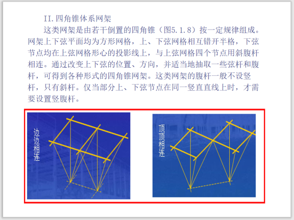 四角锥体系网架