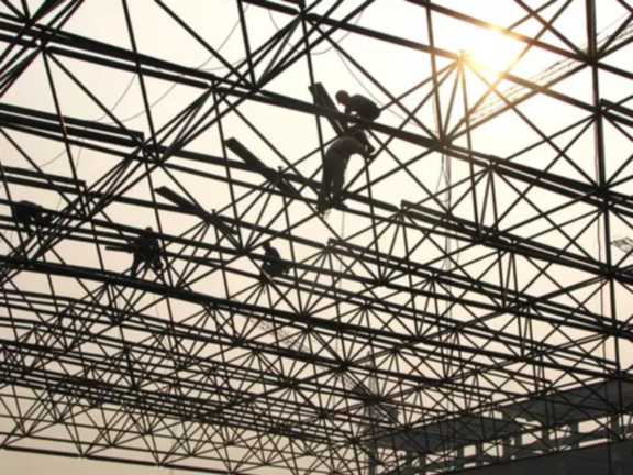 钢结构的建筑施工图画法资料下载-钢结构网架的分类与选型