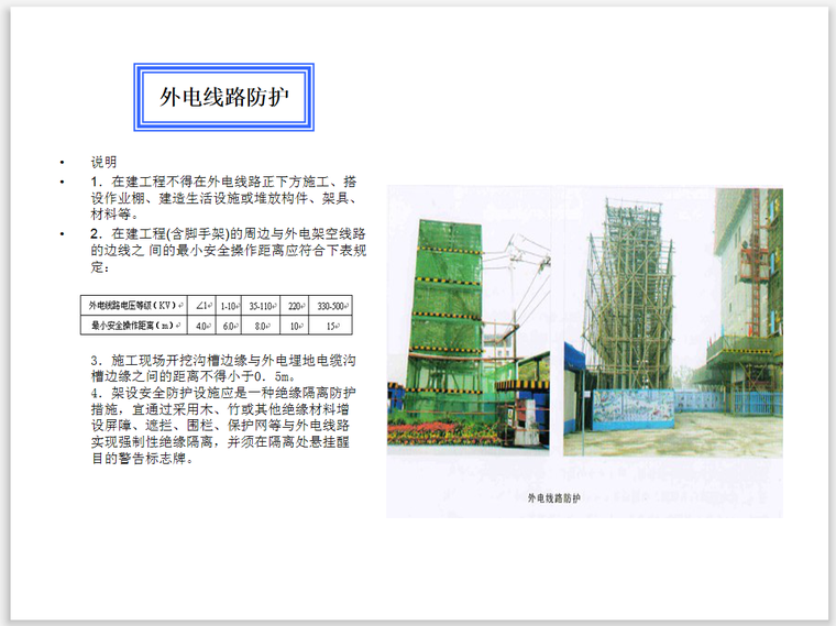 知名企业安全防护及临建标准化上册-线路防护