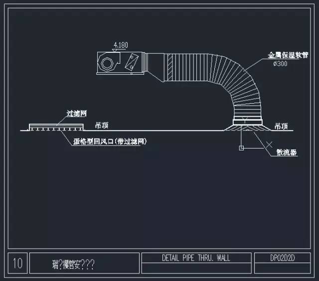 36张暖通空调施工节点大样图_21