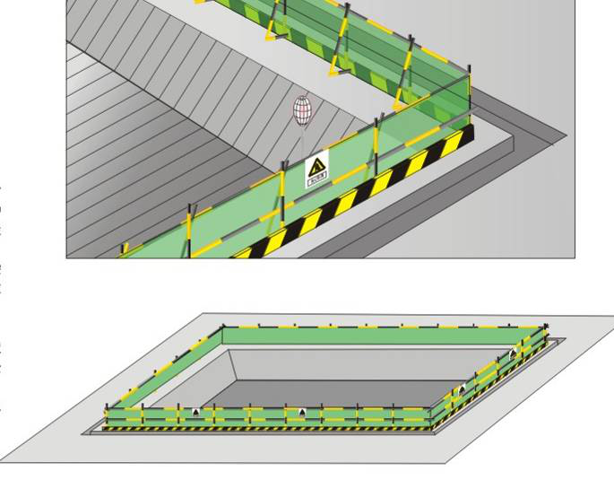 [太原]购物广场人防工程施工方案（94页）-63基坑临边防护示意图