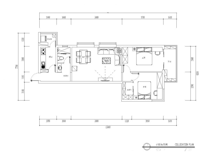 私人住宅CAD图资料下载-田园风私人住宅小屋施工图+效果图