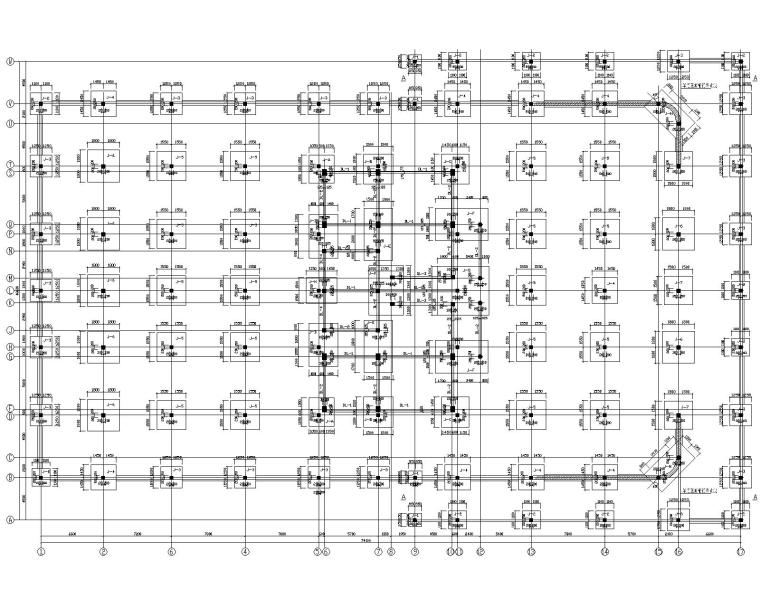 立体式停车库电气施工图资料下载-某混凝土停车库结构施工图（CAD）