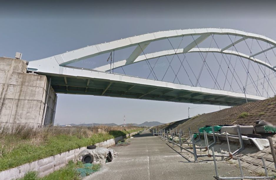 [分享]日本一座199m跨下承式系杆拱桥