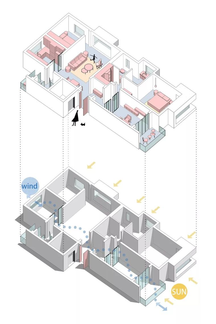 150㎡灰色系空间设计，打造简约清新宜居！_4