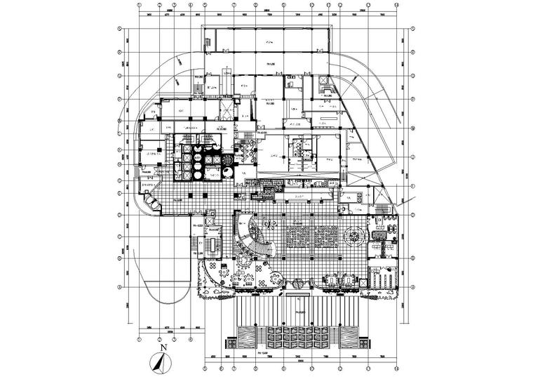 吧台施工图节点资料下载-[浙江]诸暨耀江开元名都酒店施工图+效果图