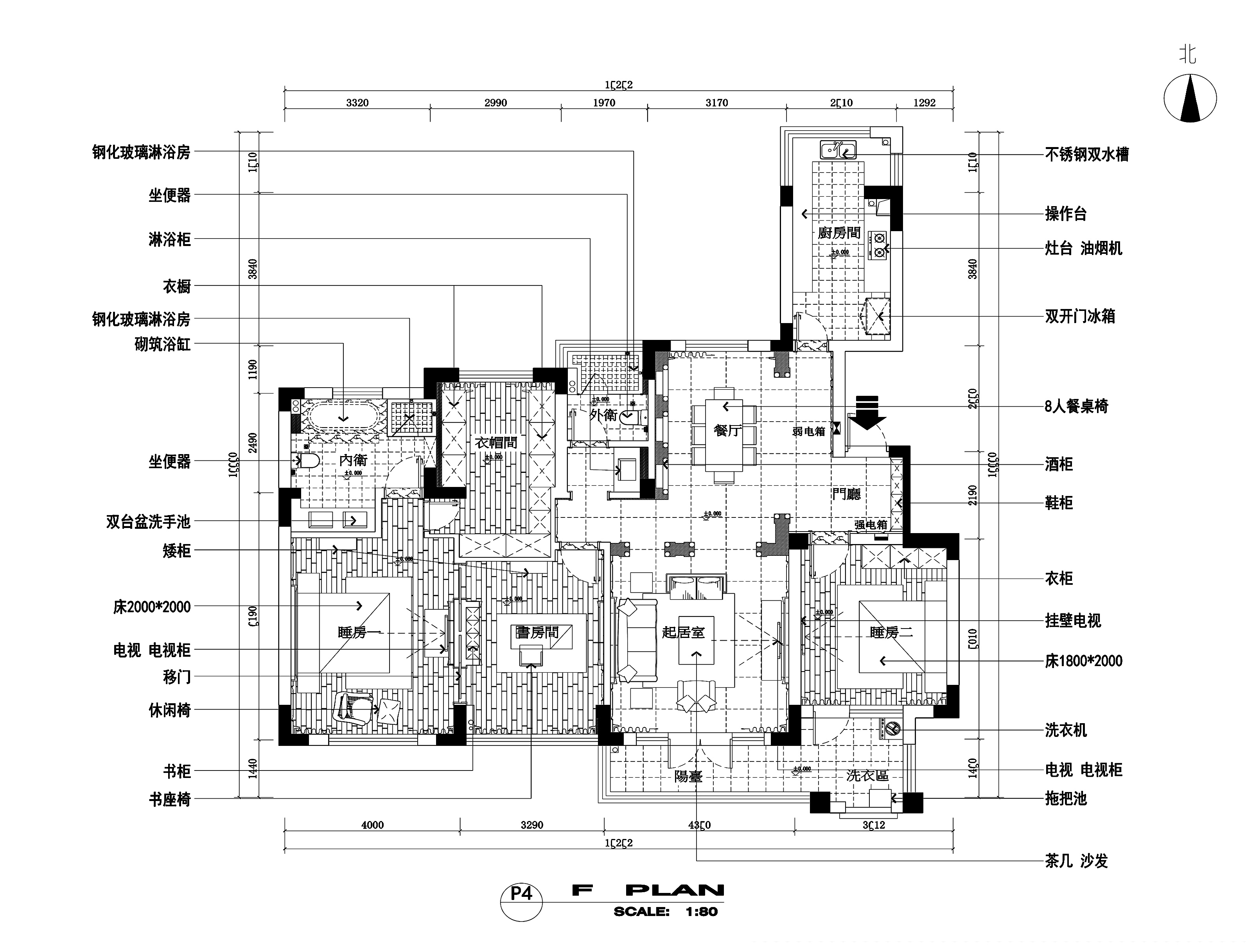 [分享]平层公寓cad资料下载