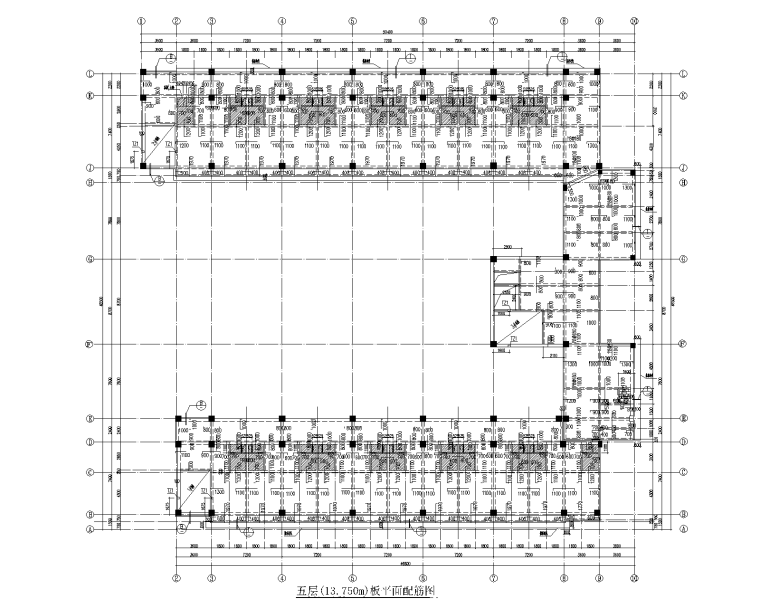 3层学校施工图资料下载-5层框架结构学校宿舍楼建筑结构施工图2019