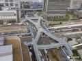 日本台场人行天桥设计及快速施工