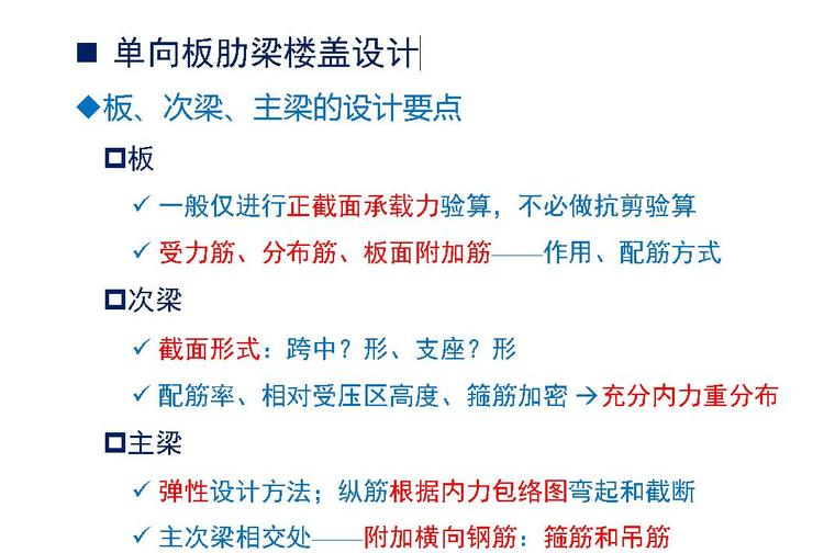 混凝土结构设计_课程总结2018_PDF-单向板肋梁楼盖设计5