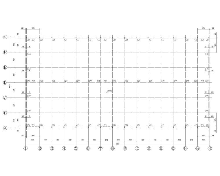 9米双跨钢结构车棚资料下载-某45米双跨钢结构库房结构施工图（CAD）