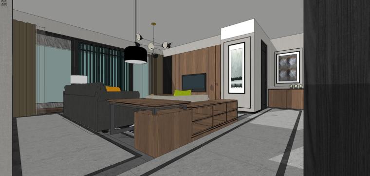 200平户型室内设计资料下载-大户型欧式简单装潢室内设计