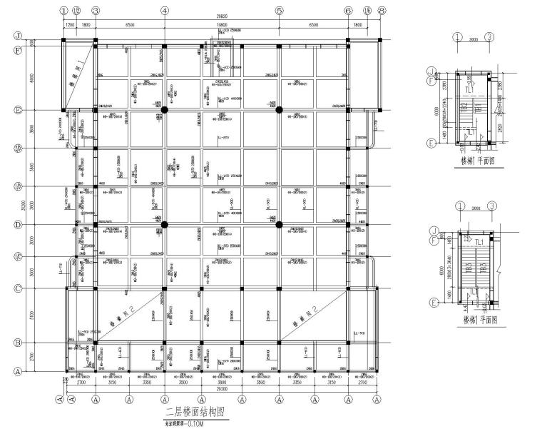 寺庙规划文本ppt资料下载-某地寺庙混凝土框架结构施工图（CAD）