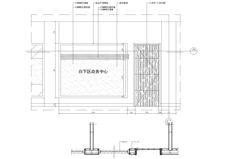 室内吊顶施工剖面图资料下载-施工节点集合（吊顶，门表，龙骨，地面等）