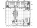 5层框架结构学校图书馆施工图_建筑结构水电