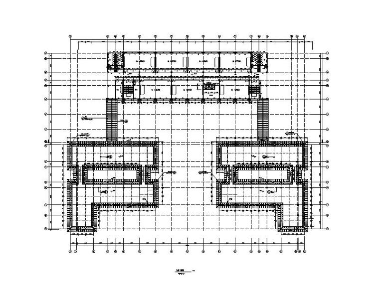 5层框架结构设计建筑图资料下载-6层框架结构主教学楼施工图_建筑结构水电