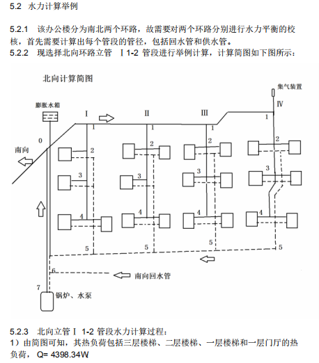 供热工程课程设计-水力计算