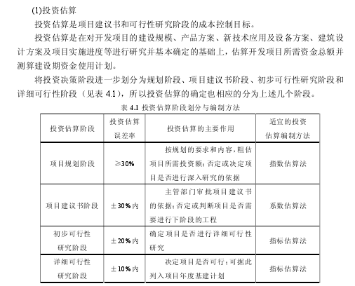 [论文]房地产开发成本控制研究-投资估算