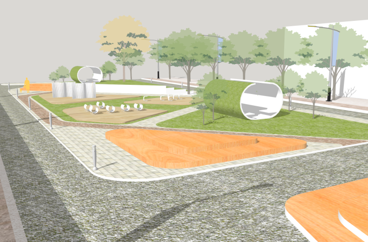 现代街心公园景观规划设计城市绿地广场su-`E~SJEO9TEL@[3IWU)P{VG1